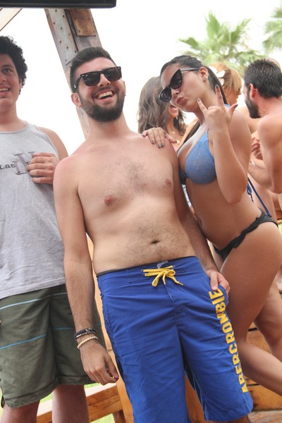 Cyan Beach Bar on Sunday